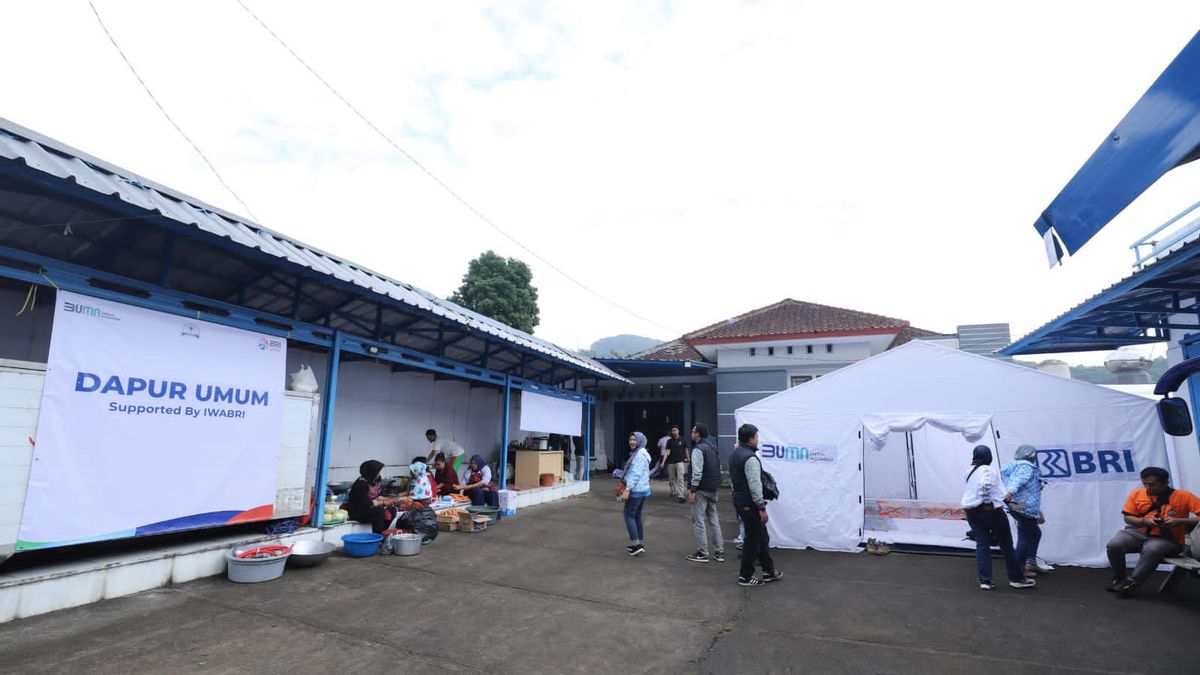 BRI Builds A Cianjur Earthquake Post Gives Health And Logistics Services