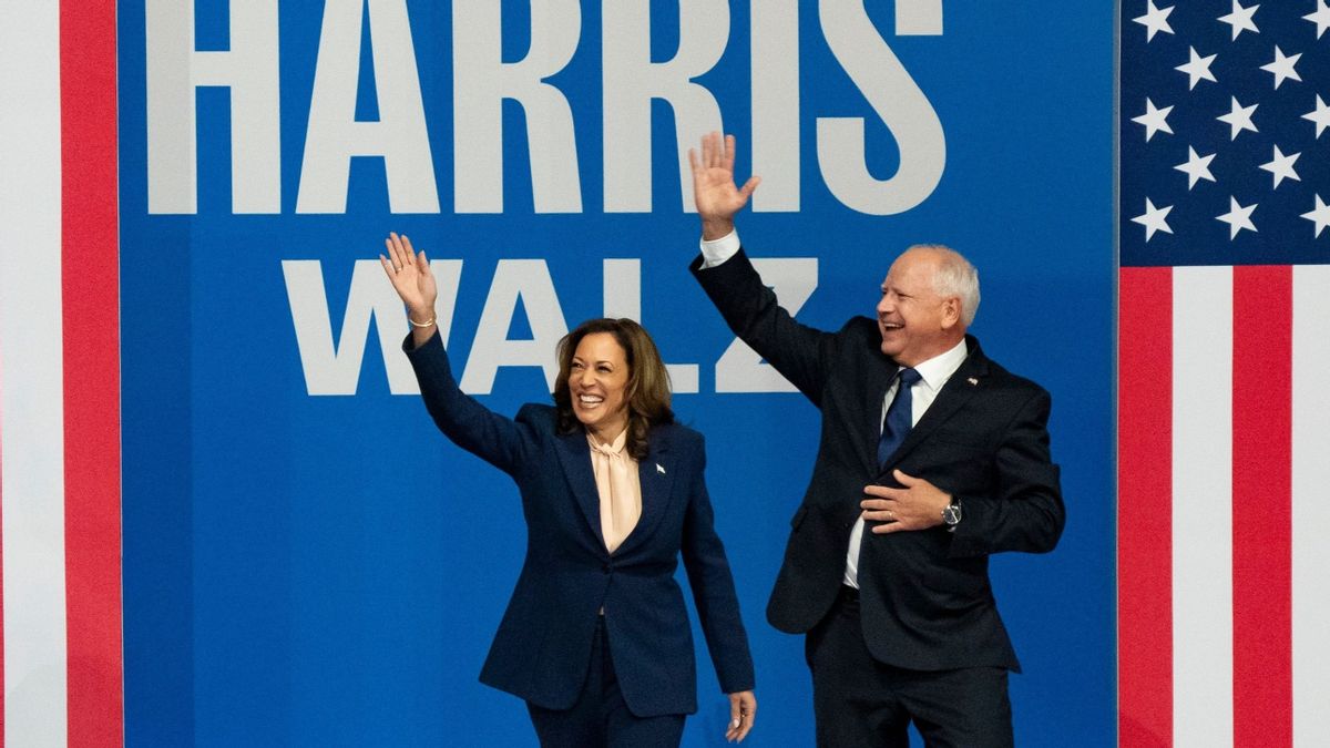 Le président de Tim Walz, Kamala Harris, attaque directement Donald Trump