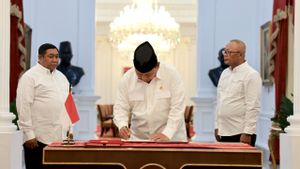 7 ministère du Cabinet Rouge et Blanc approuvé officiellement par le président Prabowo