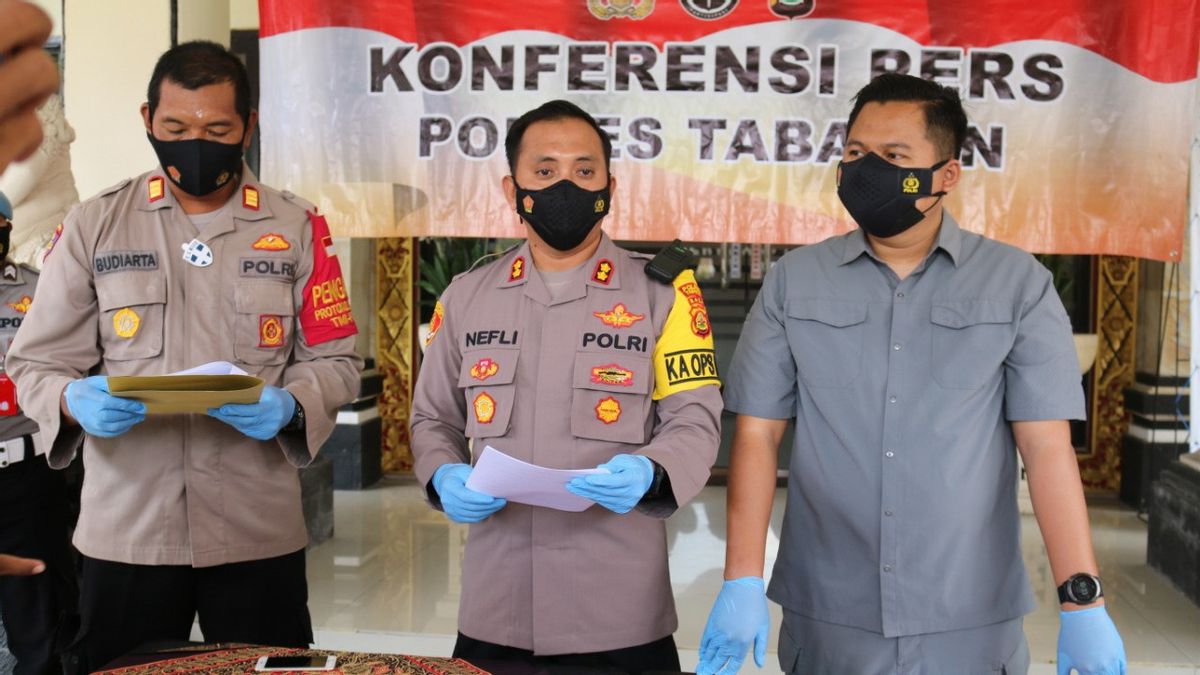 Gold Thief In Bali Arrested, The Money Pays Bank Debt And Installment Motorbike