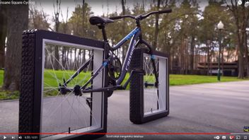 Inovasi Terbaru  The Q,  Sepeda Roda Kotak yang Bisa Berfungsi dengan Baik