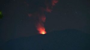 伊武噴火山、高さ700メートルのアブ火山柱