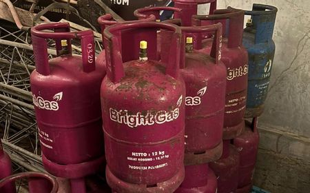 Polda Bali Gerebek Gudang Pengoplos LPG, Barang Bukti Ratusan Tabung Disita