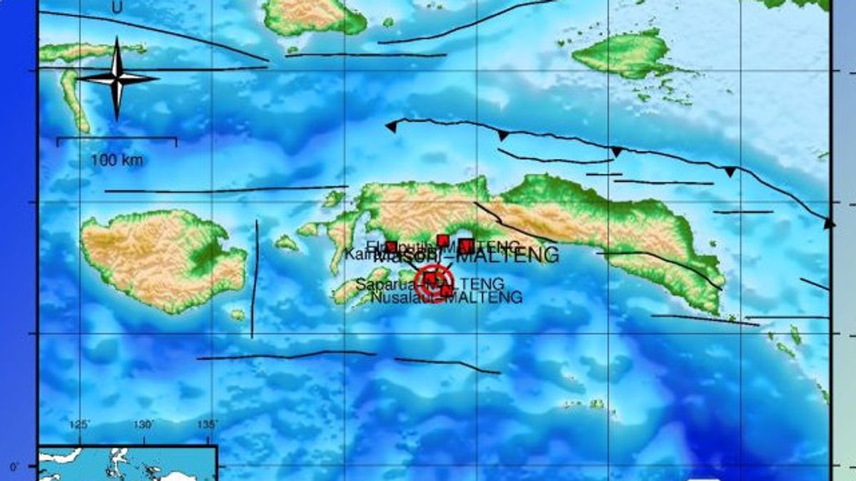Gempa Magnitudo 5,3 Guncang Saparua Maluku Tengah, Tidak Berpotensi Tsunami