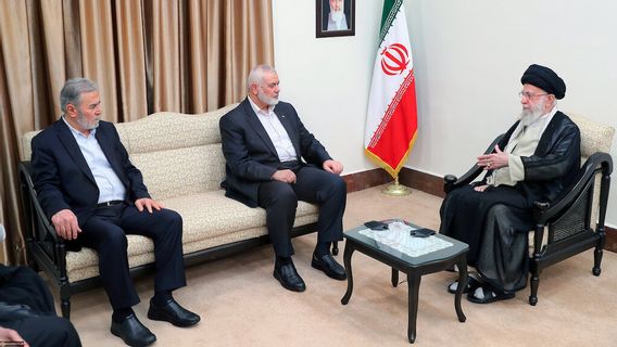 Before He Died In Tehran, The Late Hamas Leader Haniyeh Met Ayatollah Ali Khamenei And Masoud Pezeshkian