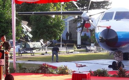 Panglima TNI Resmikan Monumen Pesawat N250 di Muspusdirla Yogyakarta