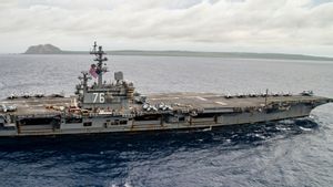 Kapal Induk USS Ronald Reagan Merapat ke Busan, Kirim Pesan ke Korut?