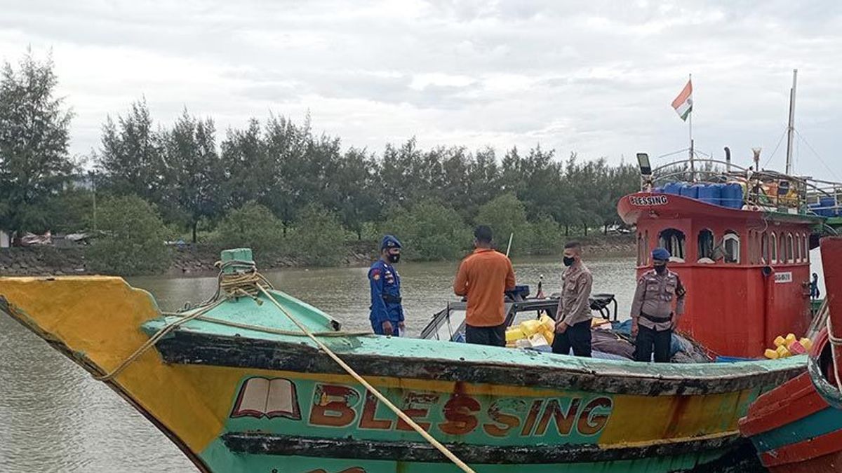 亚齐警方逮捕了八名印度渔民