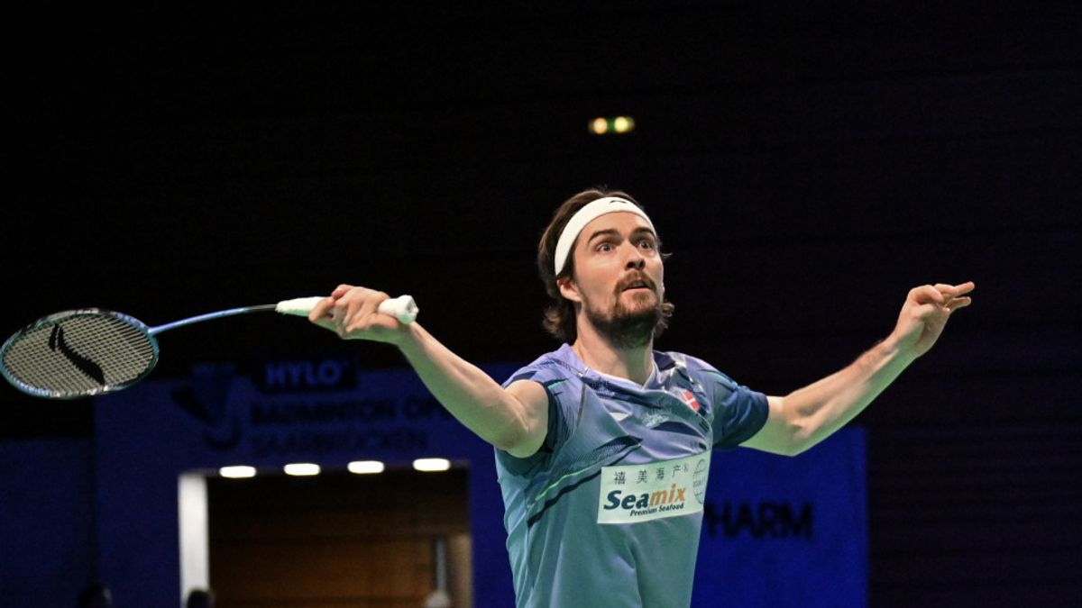 Le joueur de badminton mathias Christiansen n’est pas disputé pendant un an