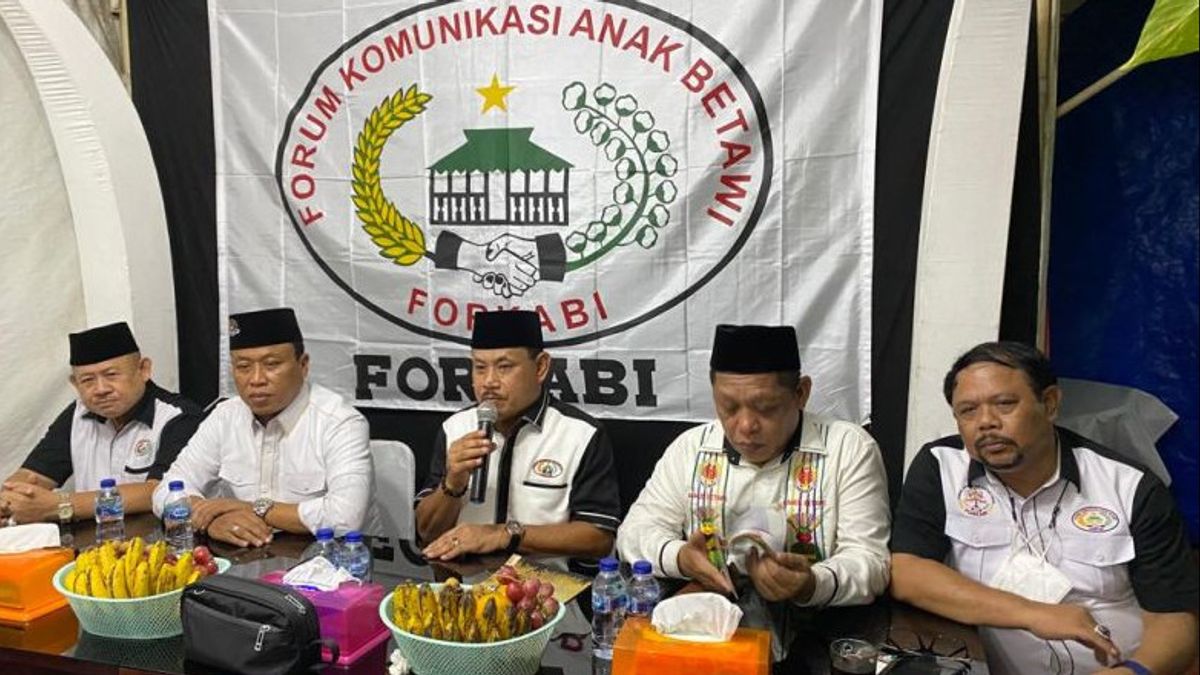 Forkabi Expects Putra Betawi To Become Acting Governor Of DKI To Replace Anies Baswedan
