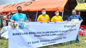 Bank Mandiri Salurkan Bantuan untuk Korban Erupsi Gunung Semeru   