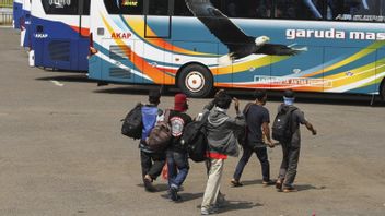 Homecomers At Giwangan Yogykarta Terminal Start To Increase, Weekdays Reach 1,200 People Per Day