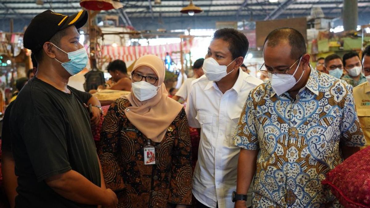 TPID DKI Checks Kramat Jati Market, As A Result, Food Prices Rise But Stock Is Safe