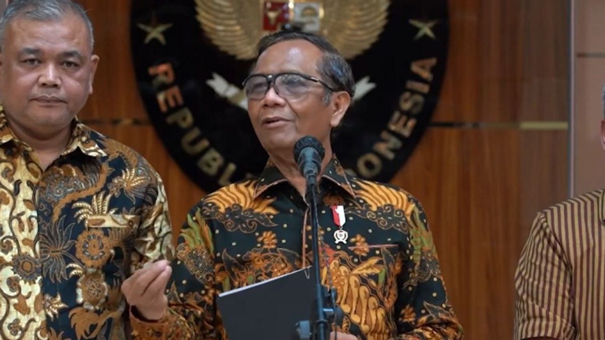 Mahfud MD Regarding Megawati Asks Jokowi To Disband KPK: Annoyance Expressions Because It Is Not Effective