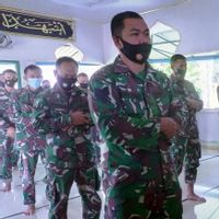 Kompaknya Prajurit TNI di Aceh Salat Gaib untuk Awak KRI Nanggala-402