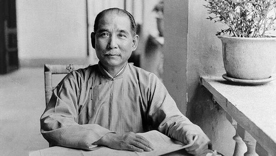 孫ヤット 上院が歴史の中で中華民国大統領に選出された、1911年12月29日