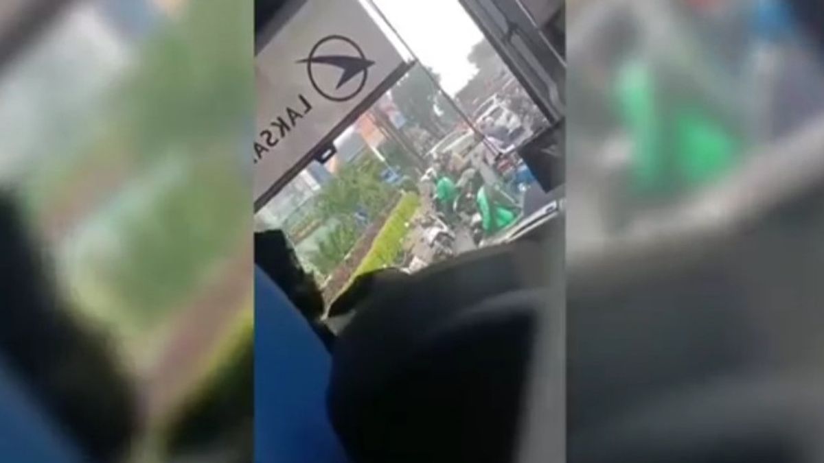 Ojol司机和雅加达巴士司机的骚动：Mayasari考虑向警方报案