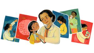 Google Doodle Hari Ini Rayakan Ulang Tahun ke-106 Prof. Dr. Julie Sulianti Saroso