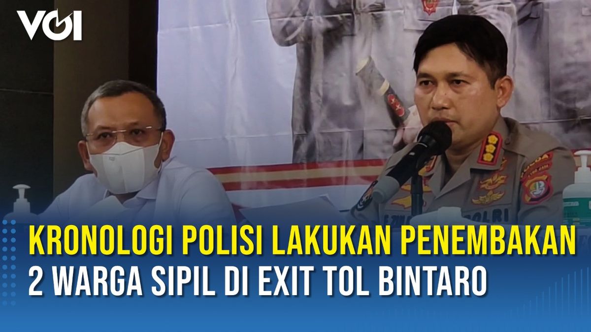 VIDEO: Police Chronology Shoots 2 Civilians At Bintaro Toll Exit