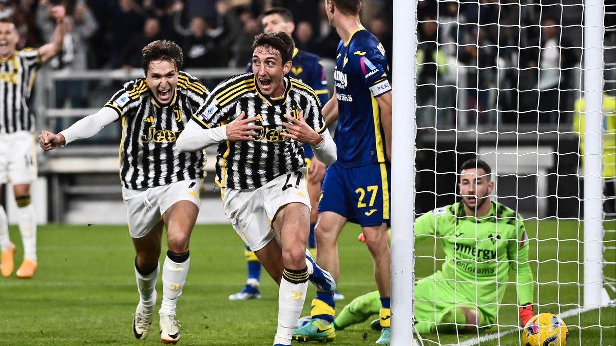 Dramatically, Goals In Minutes 90+6 Win Juventus Against Verona
