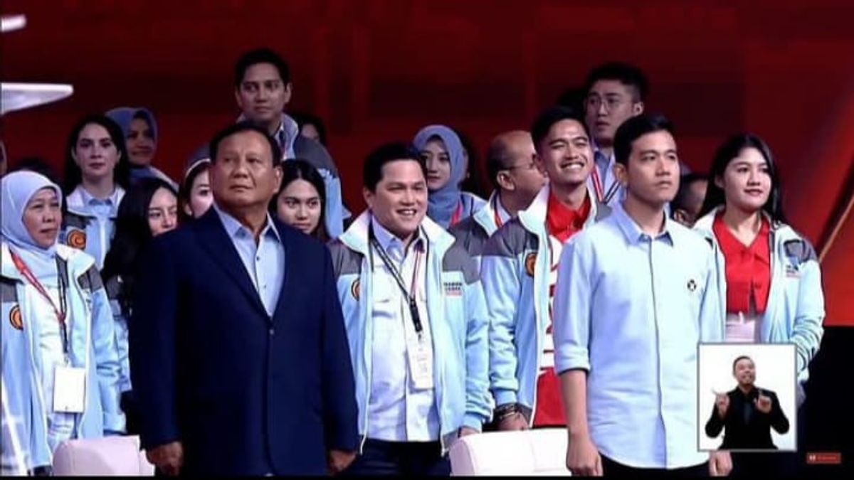 Erick Thohir And Kaesang Give Prabowo-Gibran Support In The Vice Presidential Debate