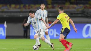 Unggal Dua Gol Lebih Dulu, Argentina Ditahan Imbang Kolombia 2-2