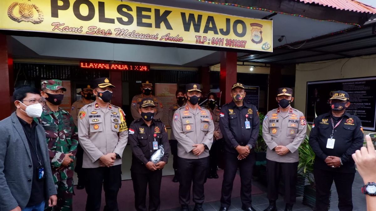 BRI Makassar حارس أمن قطعت من قبل أعضاء المنظمات غير الحكومية بسبب قواعد بروكس التي تمنحها الشرطة