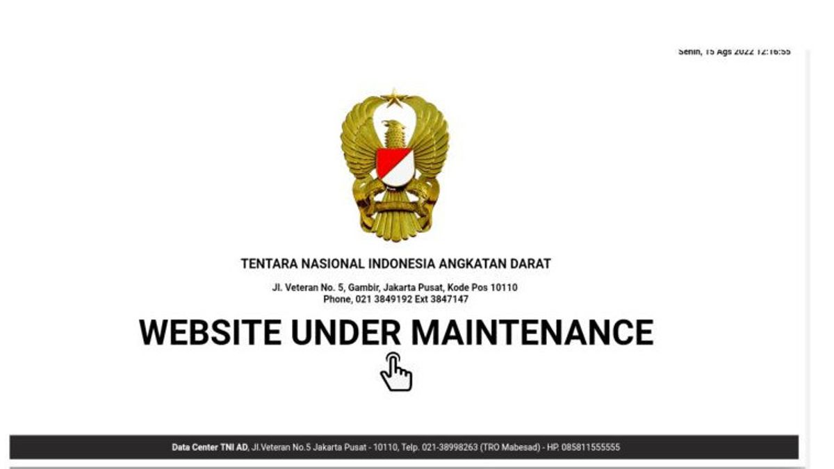 TNI AD Cyber Team Handles Indian Cyber Mafia Hacked Site