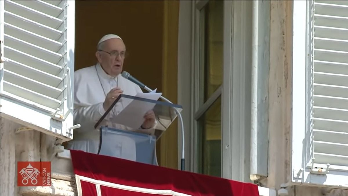 ウクライナの武装侵略の侵略を呼び出す、教皇フランシス:神の名の下に、これらの虐殺を停止