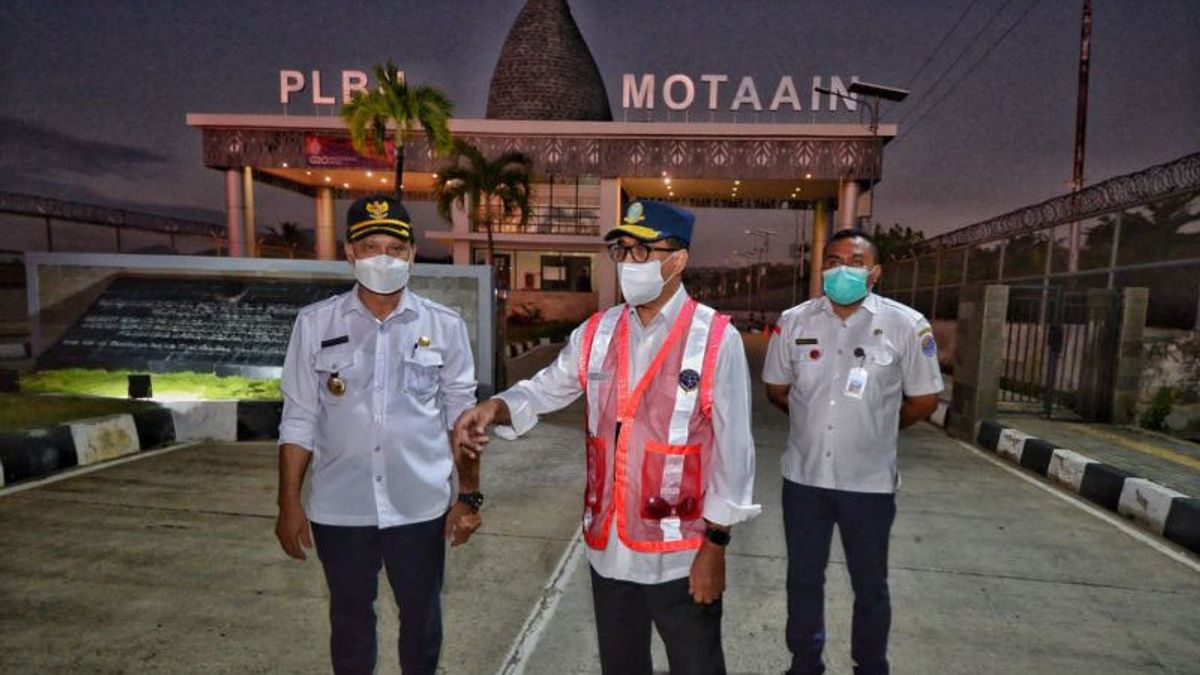 One Day After Jokowi Met Ramos Horta, The Minister Of Transportation Visited The Indonesian Border With Timor Leste