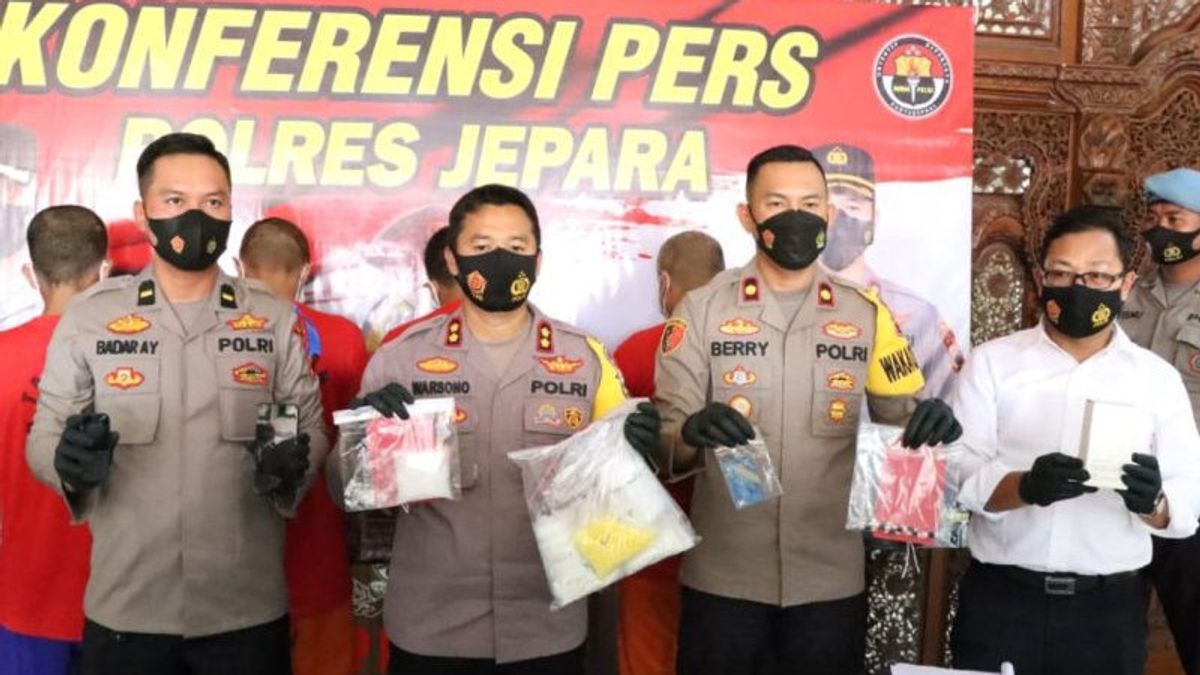 During May-June, Central Java Police Reveals 5 Drug Cases, Secures 101.06 Grams Of Shabu