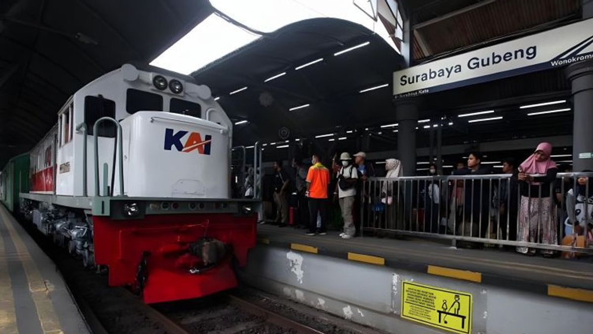 JAKARTA - KAI Daop 8 Surabaya يبلغ عن معدل دقة الزمن للسكك الحديدية 100 في المائة خلال فترة العيد 2024