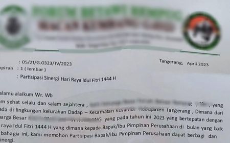 Beredar Surat Permintaan THR dari Ormas di Tangerang, Kapolres Bilang Begini…