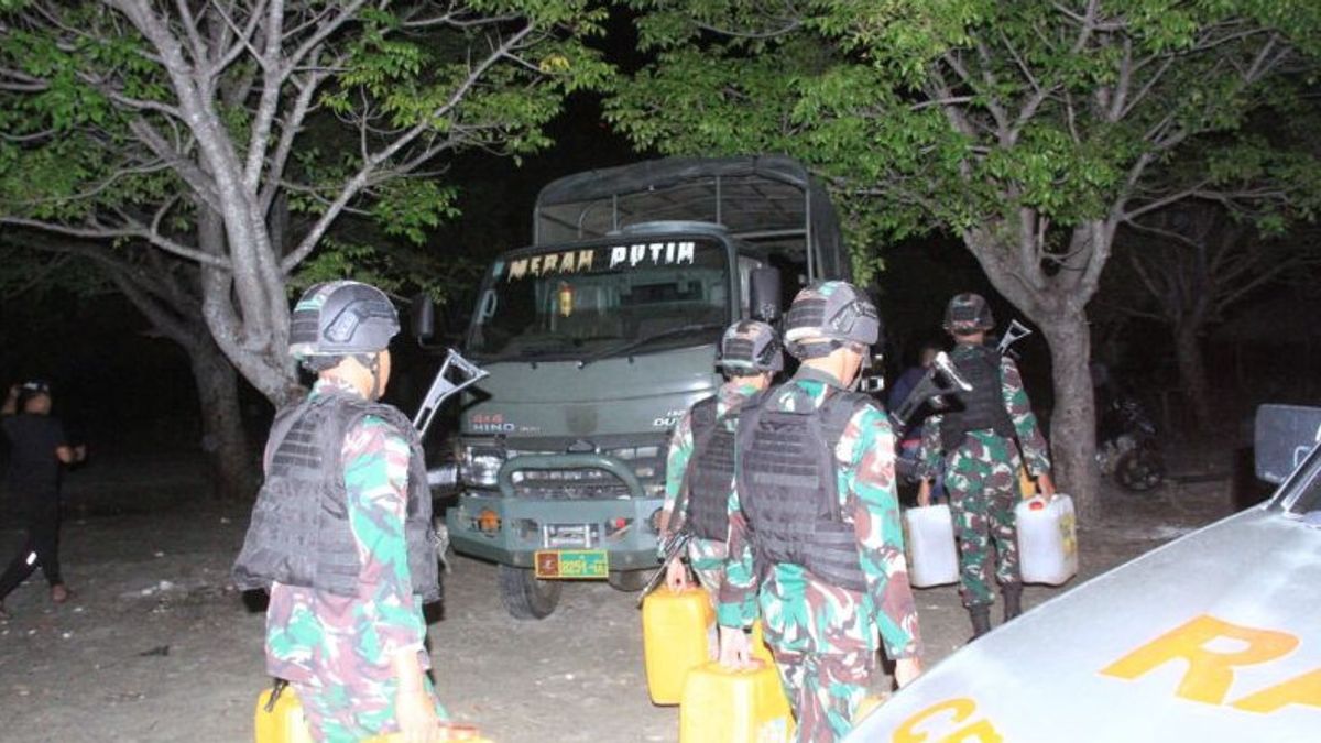 The TNI Failed To Smuggle 1.6 Tons Of Land Oil From NTT Belu To Timor Leste