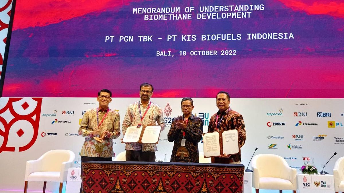 Acceleration Of Green Energy, PGN And KIS Biofuels Indonesia Jojaki Biomethane Development Cooperation