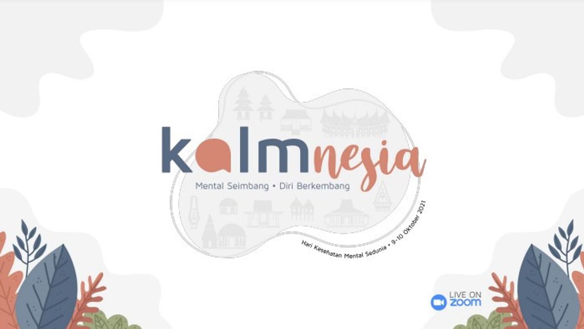 欢迎世界精神卫生日，KALM准备举行卡莱姆内西亚2