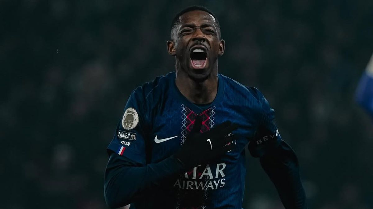 PSG在对阵摩纳哥的比赛中受伤后对登贝莱的情况感到担忧