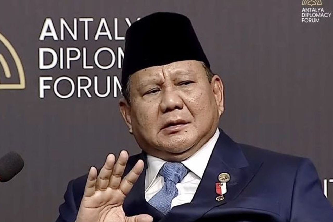これはアンタルヤ外交フォーラムで共有されたインドネシアに対するプラボウォのビジョンです