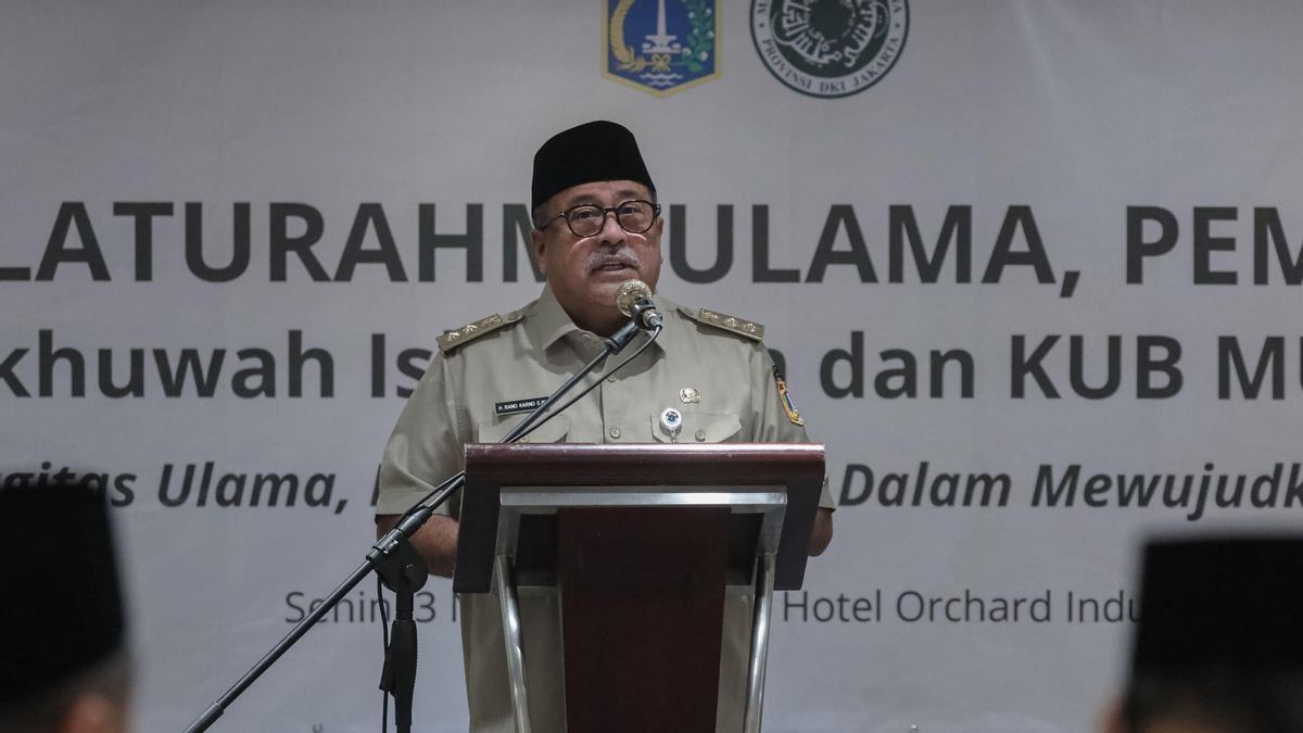 Ramai Sorotan PBB, Rano Karno: Jakarta Sudah Banyak Beri Insentif