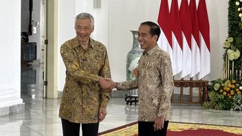 مناقشة تعاون IKN ، رحب جوكوي برئيس وزراء سنغافورة في قصر بوغور