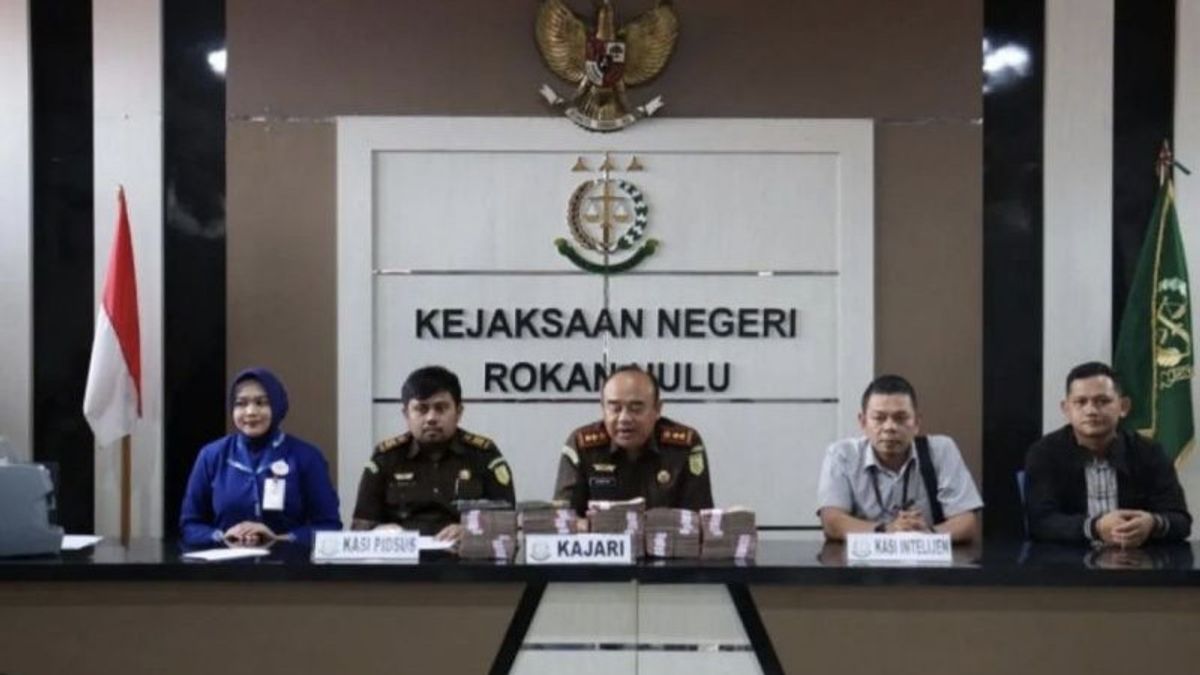 Riau Rohul Prosecutor's Office Processes Case Of PADes Corruption Village Head Even Though State Losses Are Returned