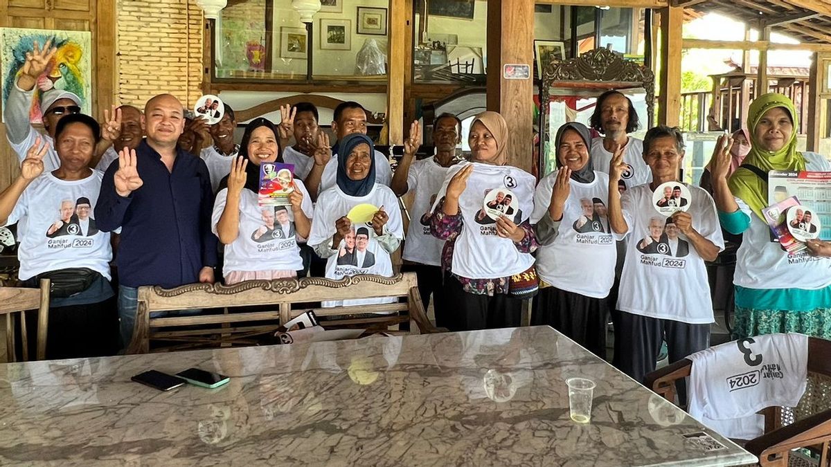 Rencontres avec les agriculteurs à Bantul, Kris Ttantra Campagne ganjar Pranowo unggulan programme