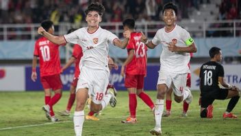 The Indonesia U-17 Team Bend India 3-1 In The Friendship Match In Bali