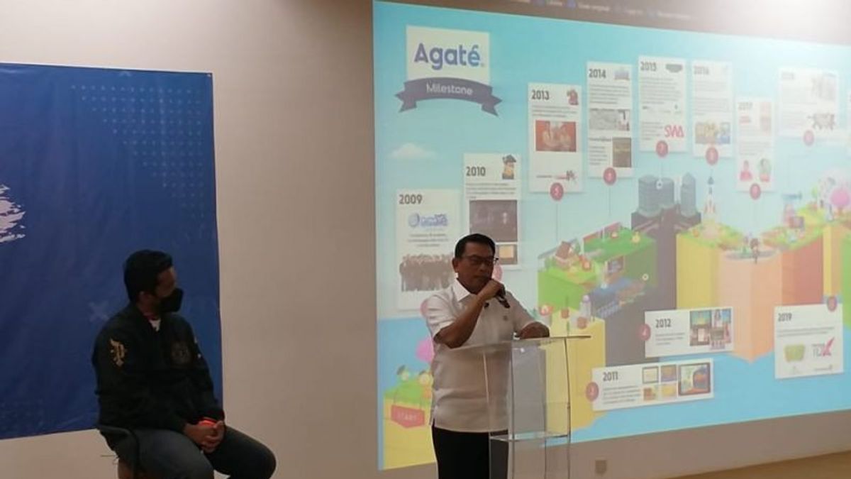 Fournir Un Soutien à L’industrie Locale Du Jeu, Moeldoko Visit Agate à Bandung 