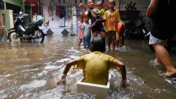 Floods Expand Up To 73 Points In Bekasi Regency, The Highest 70 Cm