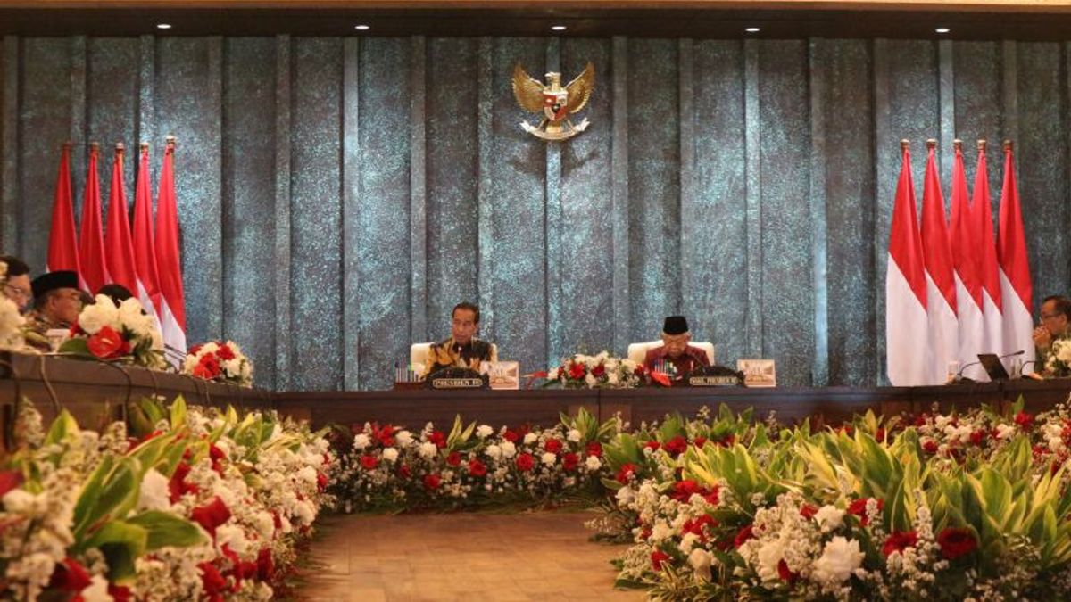 Jokowi Sampaikan Permohonan Maaf kepada Seluruh Anggota Kabinet Indonesia Maju