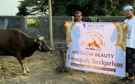 Seller MS GLOW Beauty Serempak Berkurban Bagikan Lebih Dari 4 Ton Daging di Iduladha 1445 H