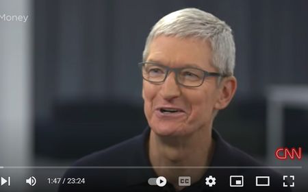 Penipuan Kripto di Streaming YouTube, Tampikan Wawancara dengan Tim Cook yang Sudah Diedit