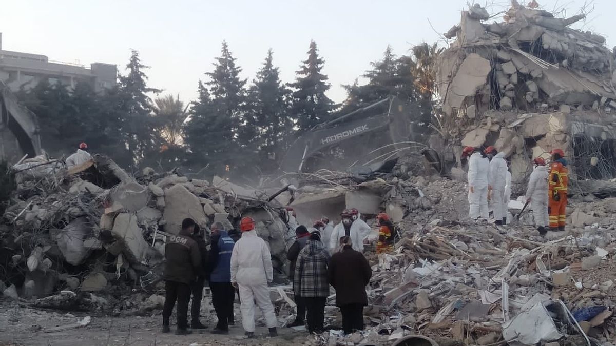 14 Indonesian Teams And A Tracking Dog Search 8 Victims Of The Turkish Earthquake Still Lost In Hatay