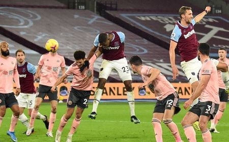 Hantam Sheffield 3 Gol Tanpa Balas, West Ham Merangsek ke Posisi Empat